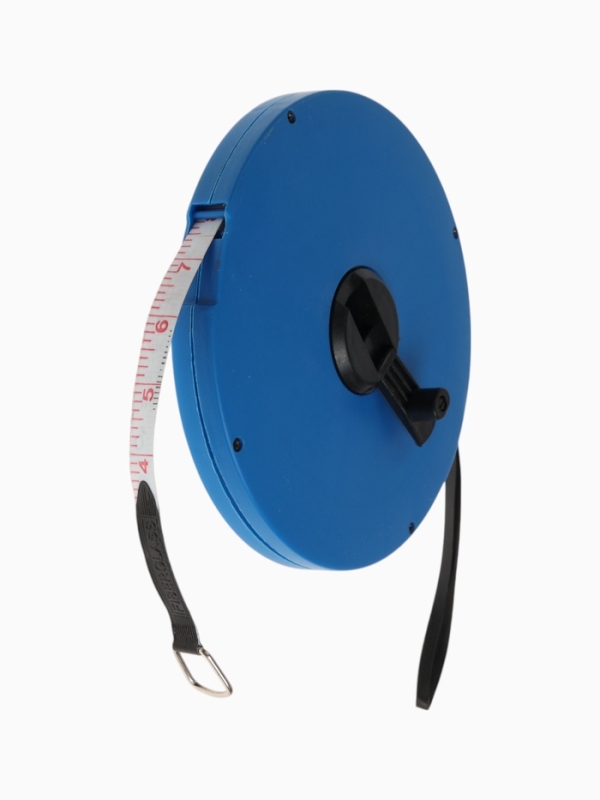 Рулетка геодезическая ЛОМ, ПВХ лента, 50 м х 12.5 мм