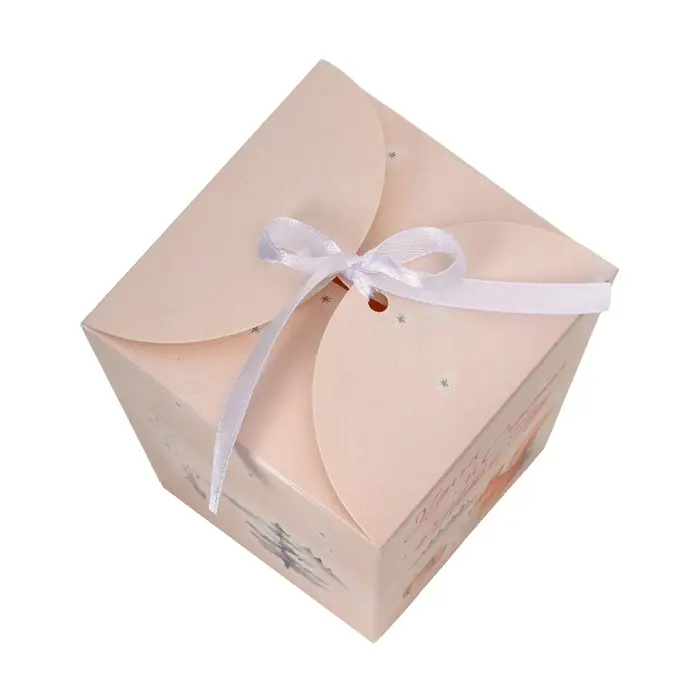 Бонбоньерка, новогодняя подарочная упаковка &laquo;Удачи и счастье в Новом Году&raquo;, 7.5&times;8&times;7.5 см