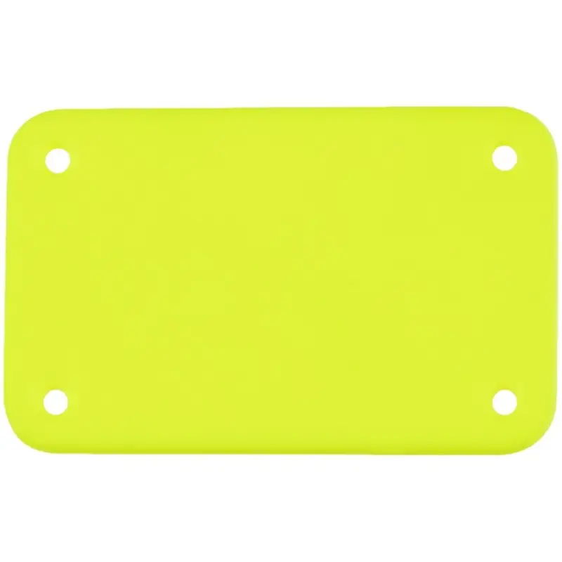 Лейбл из ПВХ Kreta, S, желтый неон