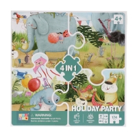 Пазлы 4 в 1 &laquo;Праздничная вечеринка&raquo;, 25, 36, 49, 64 элемента
