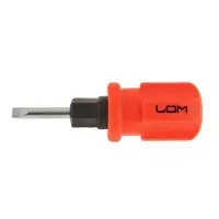 Отвертка комбинированная ЛОМ, 2 в 1, пластиковая рукоятка, PH2/SL6&times;38 мм