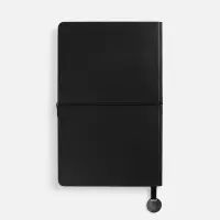 Ежедневник Waltz, недатированный, черный