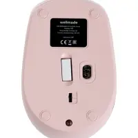 Мышь WELLMADE M03, беспроводная, оптическая, 1200 dpi, розовая