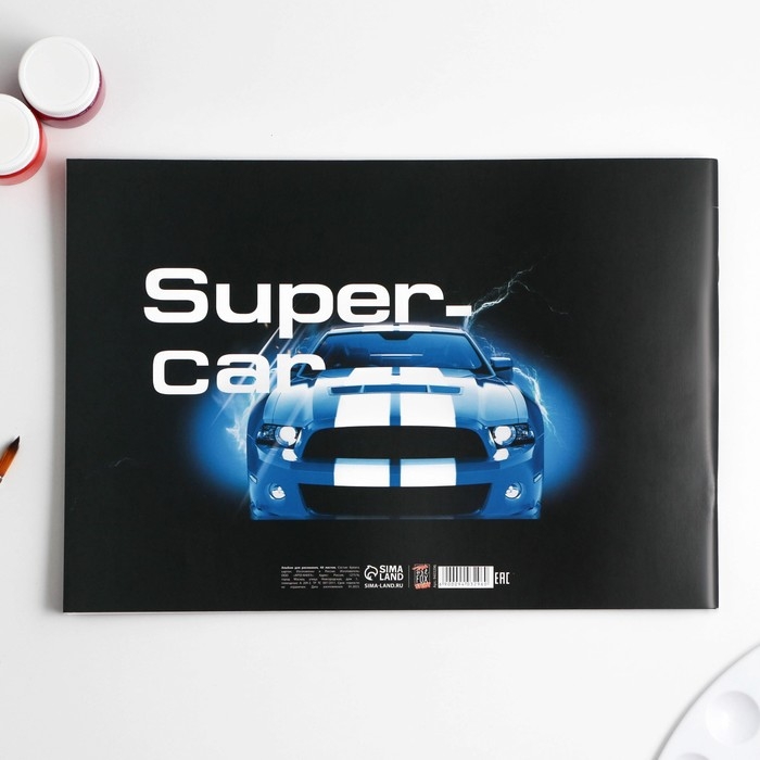 Альбом для рисования 40 листов А4 на скрепке &laquo;1 сентября: Авторалли&raquo; обложка 160 г/м2, бумага 100 г/м2.