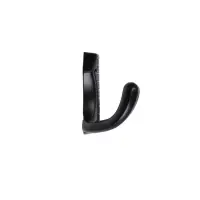 Крючок мебельный CAPPIO HIDDEN, двухрожковый, черный, 2 шт.
