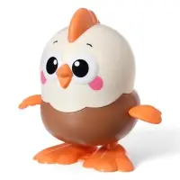 Игрушка заводная "Цыплёнок", цвет коричневый