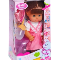 Пупс функциональный "Мой малыш" пьет, писает, с аксесс. В ПАКЕТЕ