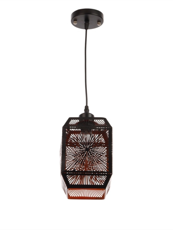 Светильник "Кэлшот" (Сияние) 1х40Вт Е27 черный 13х13х20+100см