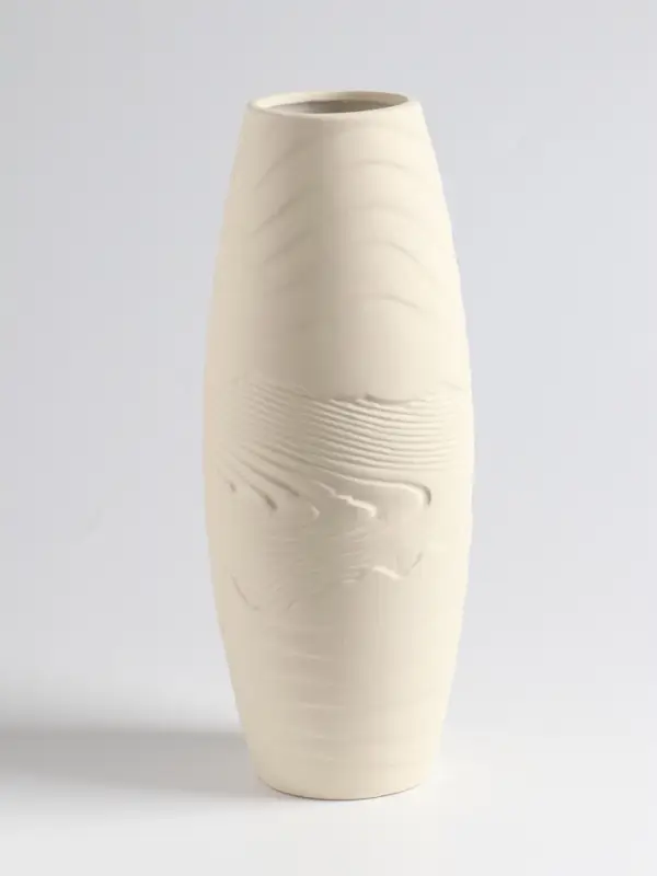 Ваза &laquo;Бего&raquo;, классик, 27&times;9 см, керамика, бежевая