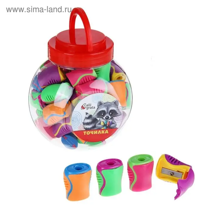 Точилка с контейнером &laquo;Классика&raquo;, МИКС