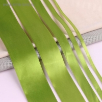 Набор атласных лент, 5 шт, размер лент: 6/10/20/40/50 мм &times; 23 &plusmn; 1 м, цвет травяной