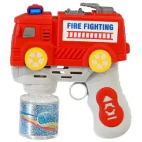 Генератор мыльных пузырей "Пожарная машина", световые эффекты, работает от батареек