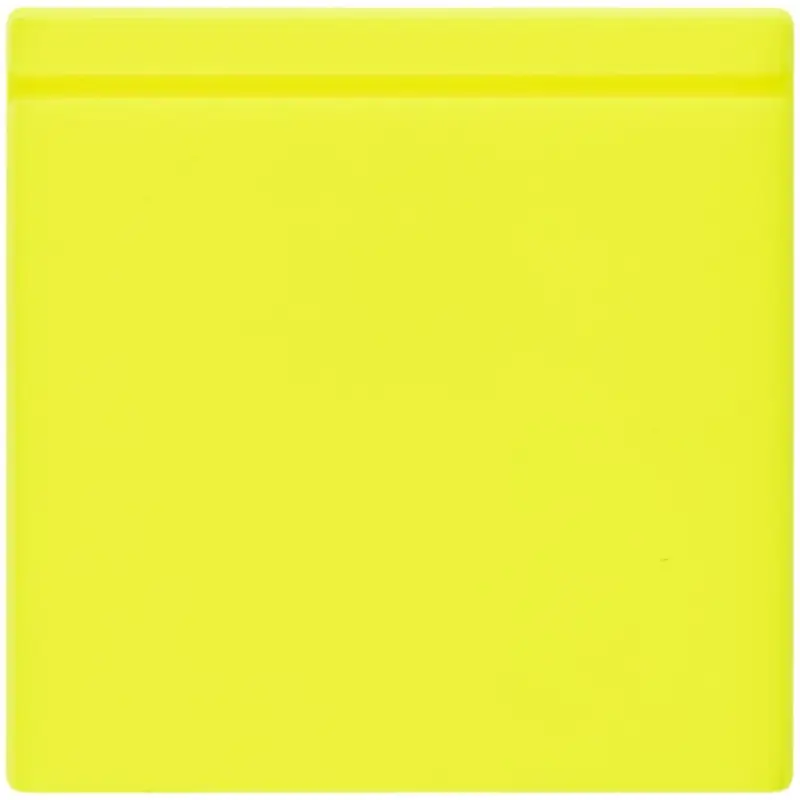 Лейбл из ПВХ Kare, желтый неон