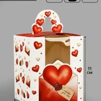 Коробка сборная &laquo;Любовное послание&raquo; 9 х 11 х 9 см