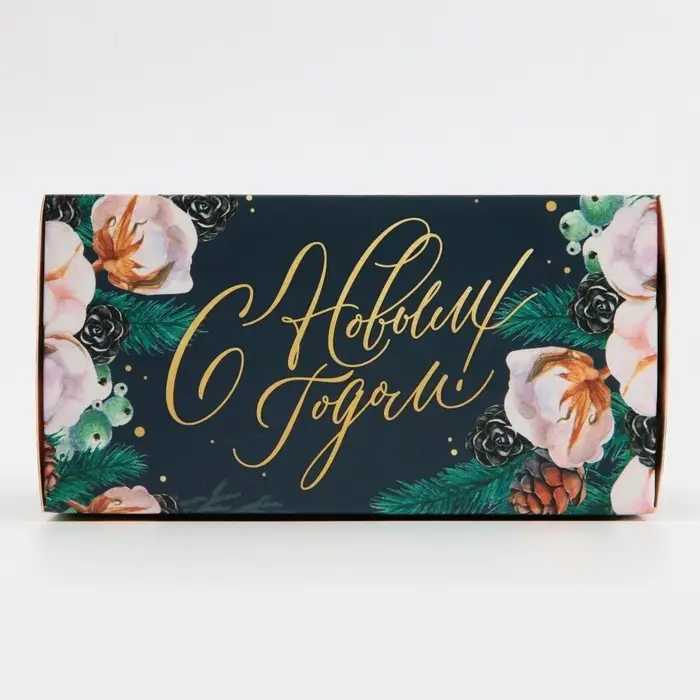 Коробка для кондитерских изделий с пластиковой крышкой &laquo;Хлопок&raquo;, 12 х 6 х 11.5 см