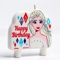 Свеча в торт Happy Birthday, Холодное сердце