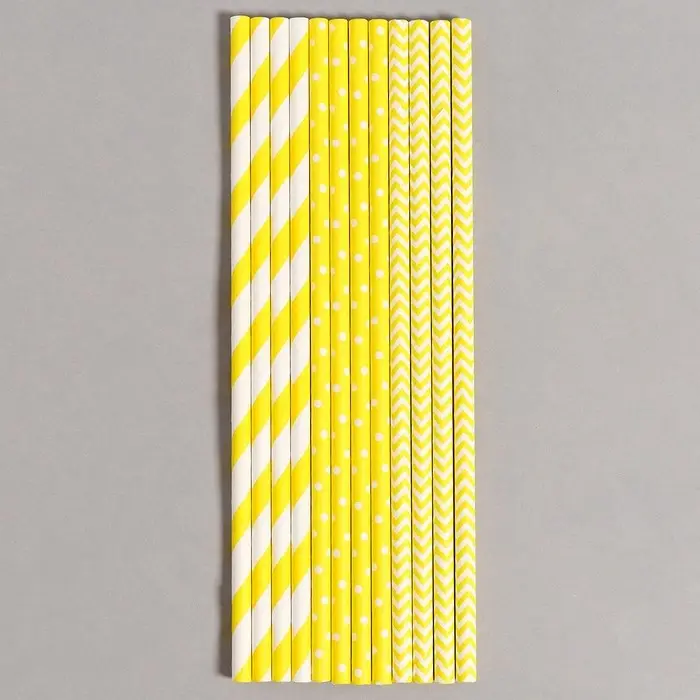 Трубочки бумажные 12 шт &laquo;Солнышко&raquo;