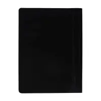 Папка-скоросшиватель Calligrata, А4, 120 мкм, чёрная, прозрачный верх