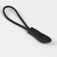 Пуллер для молнии, 2.4 см, 6&times;0.8 см, 10 шт., чёрный