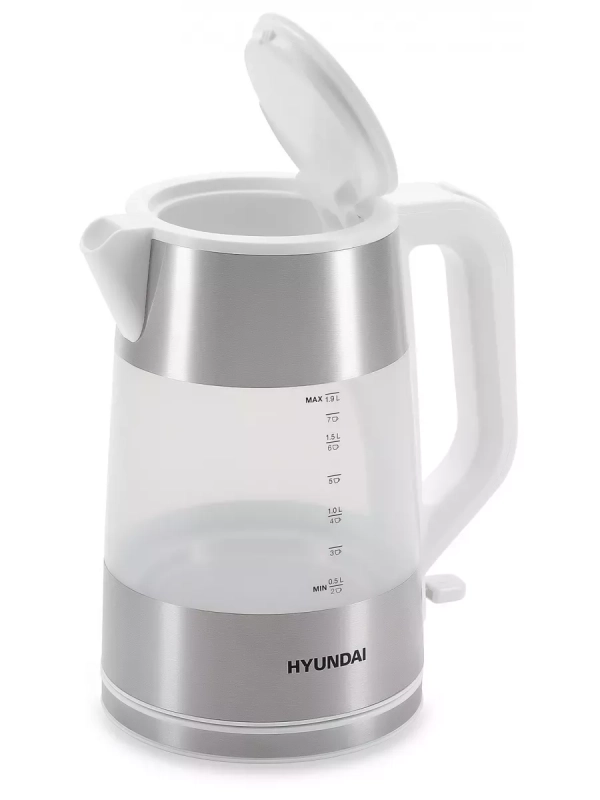 Чайник HYK-P4025 1,9л 2200Вт белый (пластик)