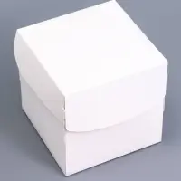 Коробка для 1 капкейка, белая,10&times;10&times;10 см