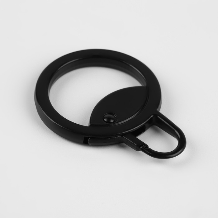 Пуллер для молнии, металлический, 3,8 &times; 2,8 см, 5 шт, цвет чёрный