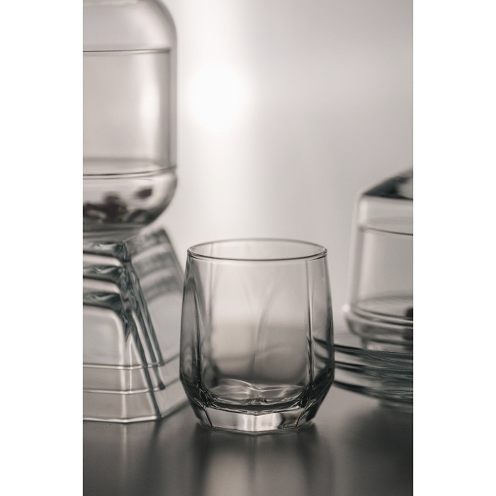 Набор стеклянных стаканов Lav &laquo;Алмаз&raquo;, 215 мл, 7&times;8 см, 6 шт