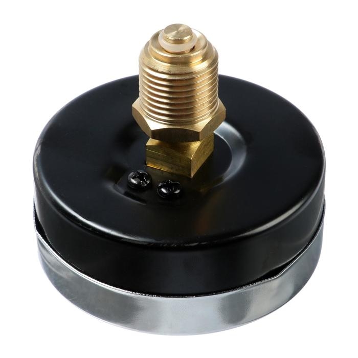 Термоманометр "CTM", аксиальный, Дк 80 мм, 1 МПа, наружная резьба 1/4", 120&deg;С