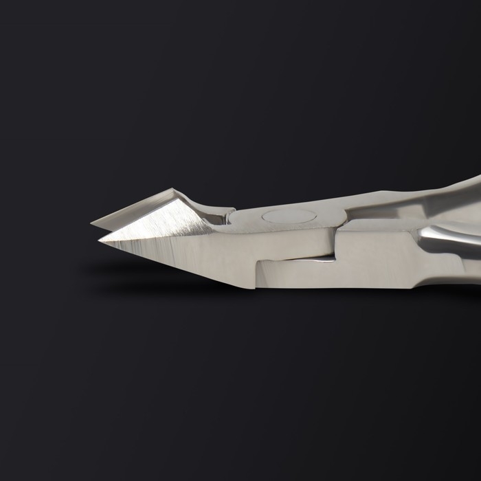 Кусачки маникюрные для кутикулы &laquo;Premium&raquo;, двойная пружина, 10 см, длина лезвия - 8 мм, на блистере, цвет серебристый