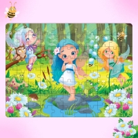 Пазлы светящиеся &laquo;Феи леса&raquo;, 88 деталей