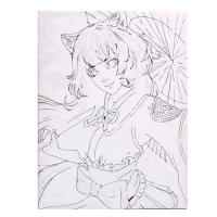 Картина по номерам на холсте с подрамником &laquo;Нежная девушка в сакуре&raquo;, 40 х 50 см