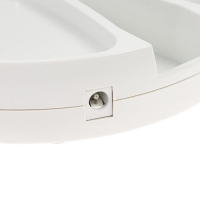 Зеркало Luazon KZ-09, подсветка, настольное, 30 &times; 16 &times; 16 см, увеличение х 10, USB, белое