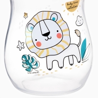 Бутылочка для кормления Крошка Я &laquo;Baby time collection&raquo;, широкое горло, от 6 мес., 240 мл, цвет бежевый