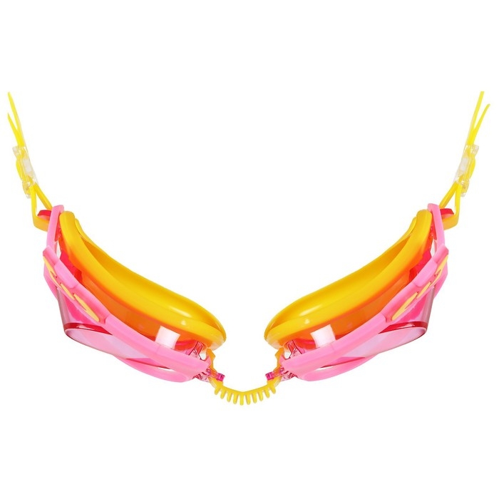 Очки для плавания детские ONLYTOP &laquo;Бантик&raquo;, беруши, цвет розовый