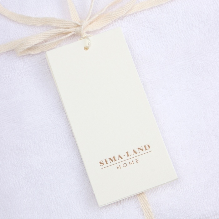 Коврик махровый SL HOME: Basic "Блан де Блан" 50х70 см, 100% хлопок, 730 г/м2