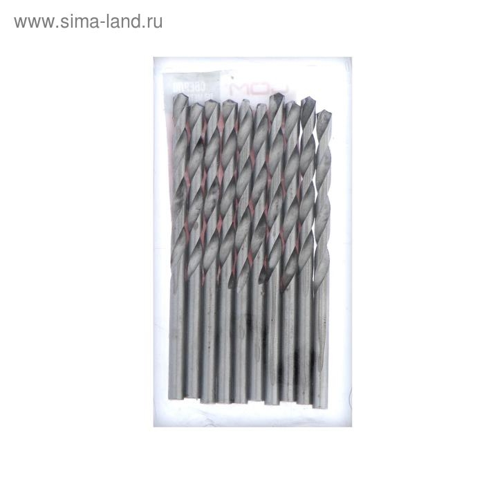 Сверло по металлу ЛОМ, HSS, цилиндрический хвостовик, 3.5&times;70 мм, 10 шт.