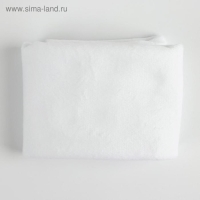 Отрез для рукоделия, плюш, цвет белый, 53 &times; 50 см