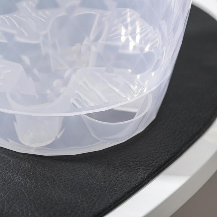 Горшок для цветов с прикорневым поливом &laquo;Румба&raquo;, 1,5 л, цвет прозрачный