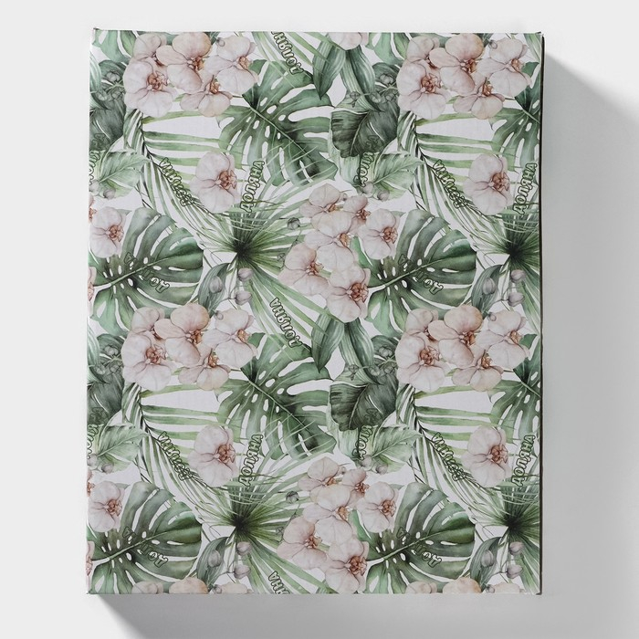 Блюдо сервировочное с ручками Доляна &laquo;Лист&raquo;, 29&times;3,3 см, цвет зелёный