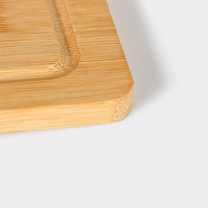 Доска разделочная Доляна &laquo;Идея&raquo;, 35&times;25 см, бамбук