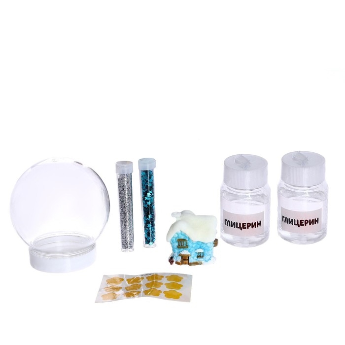 Набор для опытов &laquo;Снежный шар: Домик&raquo;, в пакете