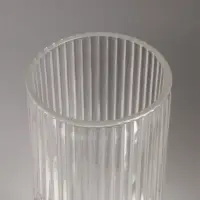 Ваза стекло настольная "Вигдис" 29,5х12 см, прозрачный