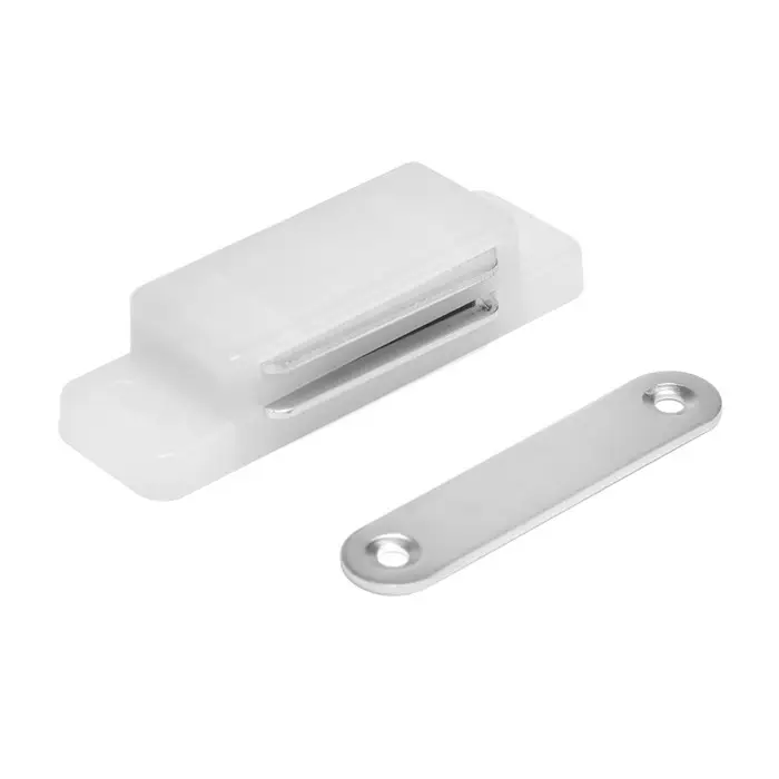 Магнит мебельный M003W, 72&times;13, большой, белый