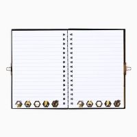 Блокнот на замочке А6, 50 листов в твердой обложке &laquo;23 февраля. ГЕРОЮ&raquo;