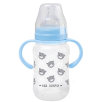 Бутылочка для кормления M&B &laquo;Наш сыночек&raquo;, широкое горло, средний поток, от 3 мес., 270 мл.