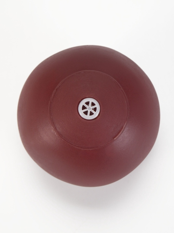 Игрушкка пищащая "Мяч монстр" для собак, 7 см, коричневая