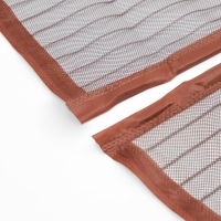 Сетка антимоскитная для дверей, 90 &times; 210 см, на магнитах, цвет коричневый