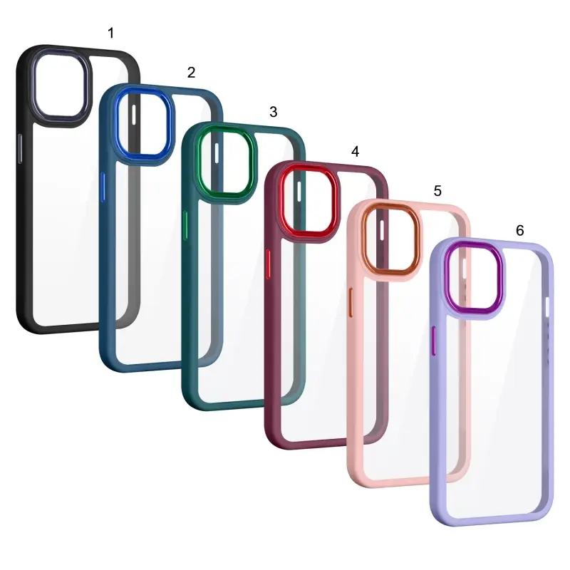 Чехол iPh 13 цветной бампер