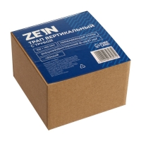 Трап ZEIN engr, 100х100 мм, вертикальный, с трубой, внеш/внут d=40/37 мм, нерж сталь, черный