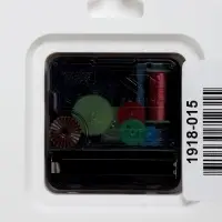 Часы настенные "Тигренок", детские, плавный ход,  19х19см, зеленые